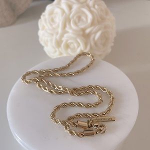 White Fox Boutique Necklace Gold One Size